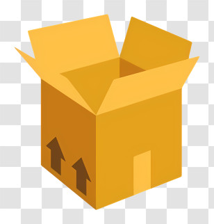 Box - Open Cardboard Box Illustration Transparent PNG