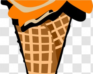 Ice Cream Cone Background - Dairy Sorbetes Transparent PNG