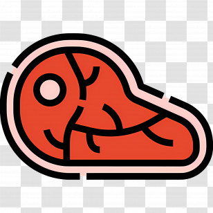 Meat - Steak Meat Icon Transparent PNG