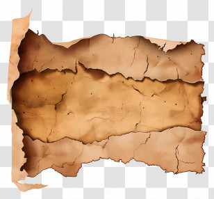 Brown Torn Paper - Old Parchment Paper Transparent PNG