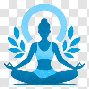 Yoga Logo - Yoga Pose Symbol Illustration Transparent PNG