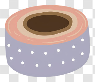 Ribbon Tissue Paper Blue Polka Dot Pink Gift Wrap Transparent PNG