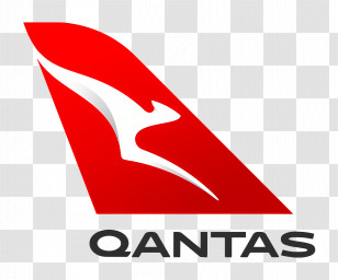 Qantas Logo - Qantas Airline Logo Design Transparent PNG