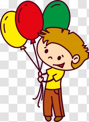 Watercolor Balloons - Cartoon - Child Pleased Transparent PNG