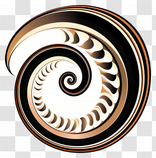 Spiral - Abstract Spiral Pattern Design Transparent PNG