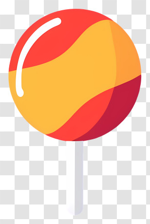 Cartoon - Colorful Lollipop Candy Transparent PNG