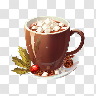 Hot Coco
 - Cup Of Hot Chocolate With Marshmallows Transparent PNG