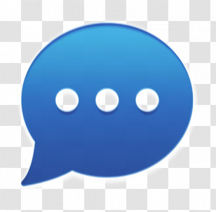 Chat Icon Comment Facebook Message Metal Transparent Png