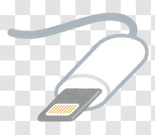 Icon - White Lightning Cable Transparent PNG