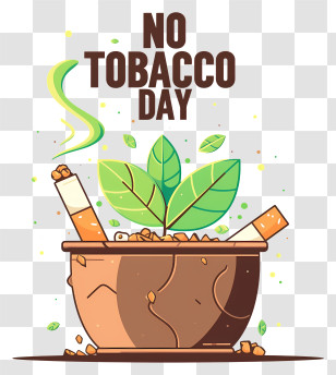 World No Tobacco Day - No Tobacco Day Awareness Design Transparent PNG