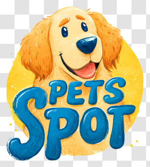 Pets Spot - Pets Spot Friendly Dog Logo Transparent PNG