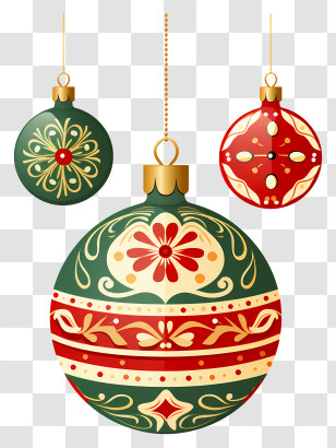 Ornament - Beautiful Hanging Christmas Tree Ornaments Transparent PNG