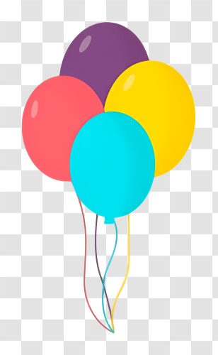 Balloons - Colorful Balloons For Parties Transparent PNG