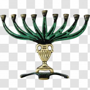 Menorah - Brass Transparent PNG
