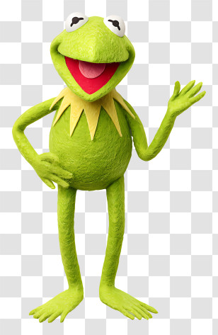 Kermit The Frog - Green Frog Cartoon Character Transparent PNG
