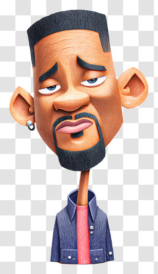 Will Smith - Cartoon Character Illustration Transparent PNG