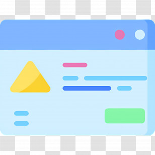Web Pop Up - Warning Sign In Interface Transparent PNG