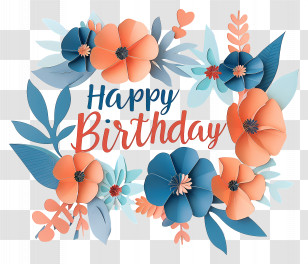 Happy Birthday - Happy Birthday Greeting Card Transparent PNG