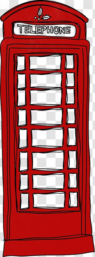 Iphone Red Telephone Box Booth Clip Art Rectangle Cabin Transparent Png