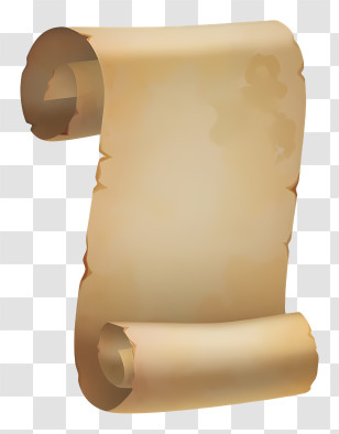 Vintage Paper Scroll - Antique Scroll Parchment Transparent PNG