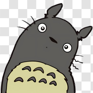 Studio Ghibli - Totoro Cartoon Character Illustration Transparent PNG