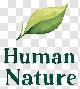 Human Nature Logo - Human Nature Leaf Branding Logo Transparent PNG