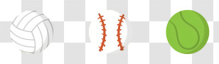 Baseball Glove - Various Sports Balls Transparent PNG