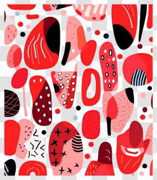 Abstract Backgrounds - Red And Black Abstract Pattern Transparent PNG