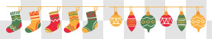 Feathers - Christmas Stockings And Ornaments Transparent PNG