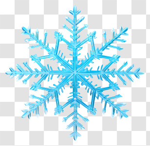 Blue Snowflake - Blue Snowflake Design Transparent PNG