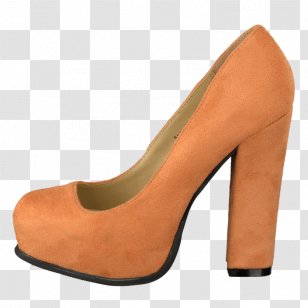 High-heeled Shoe Footwear Boot Suede - Peach Vans Shoes For Women Transparent PNG