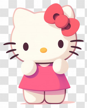 Hello Kitty - Hello Kitty Cartoon Character Illustration Transparent PNG