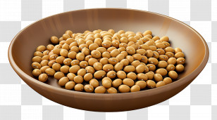 Soy Beans - Bowl Of Soybeans Transparent PNG