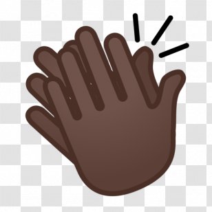 Clapping Thumb Applause Hand Dark Skin - Finger Transparent PNG