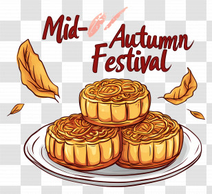 Mid Autumn Festival - Mid-Autumn Festival Mooncakes Illustration Transparent PNG