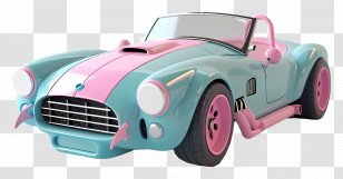 Cartoon - Stylish Retro Vintage Car Illustration Transparent PNG