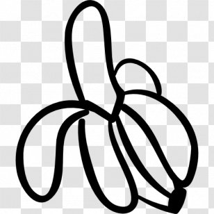 Food Cartoon Banana Clip Art - Monochrome Photography - Cooking Transparent PNG