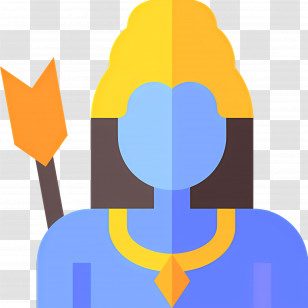 Rama - Blue Deity In Mythological Style Transparent PNG
