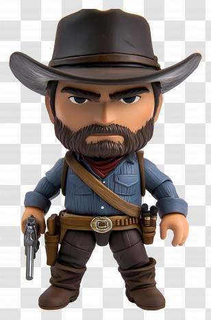 Red Dead Redemption 2 - Western Cowboy Figure Transparent PNG