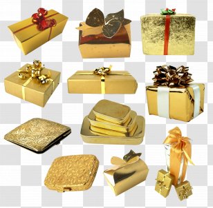 Gift Box Santa Claus Clip Art Christmas Day - Pin Transparent PNG
