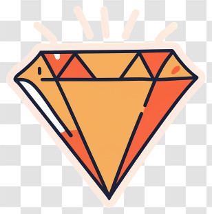 Red And Blue Diamond - Sparkling Diamond Illustration Transparent PNG