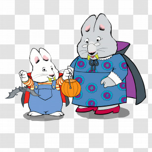 Max Ruby - Bunny In Halloween Costume Transparent PNG
