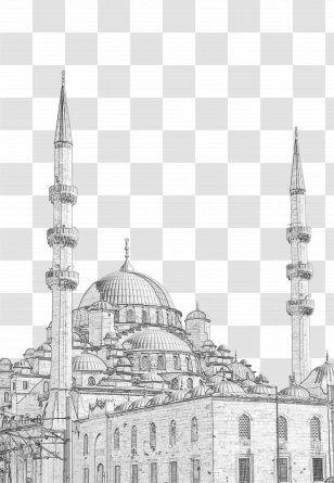 Taj Mahal Drawing Poster Painting - Classical Architecture - Line Transparent PNG