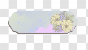 Paper Bookmark - Flower - Floral Notes Transparent PNG