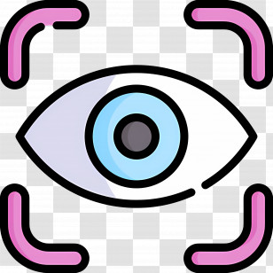 Eye Scanner - Modern Eye Scanner Icon Symbol Transparent PNG