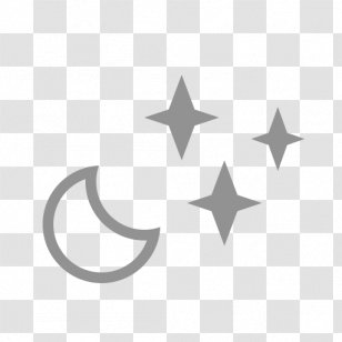 Clip Art Crescent Openclipart - Black And White - Symbol Transparent PNG