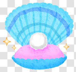 Icon - Pearl In Blue Shell Transparent PNG