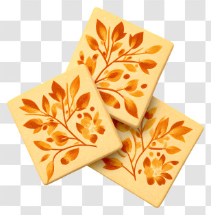 Soan Papdi - Artistic Decorative Tiles Transparent PNG