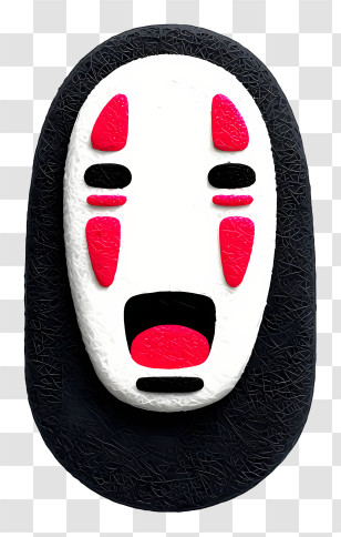 Spirited Away No Face - No-Face Mask From Spirited Away Transparent PNG