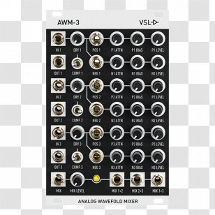 Doepfer A-100 Sound Synthesizers Audio Mixers Analog Signal Voltage-controlled Filter - AWM Transparent PNG